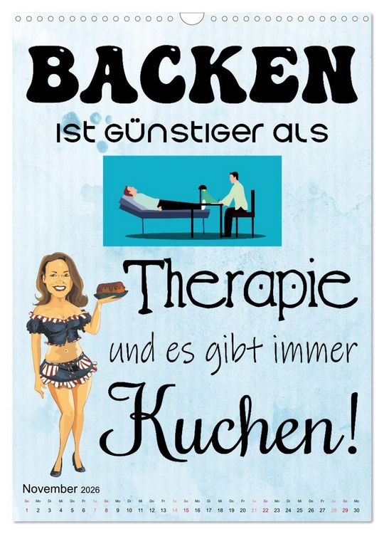 Produktbild: B&auml;ckerspr&uuml;che (Wandkalender 2026 DIN A3 hoch), CALVENDO Monatskalender
