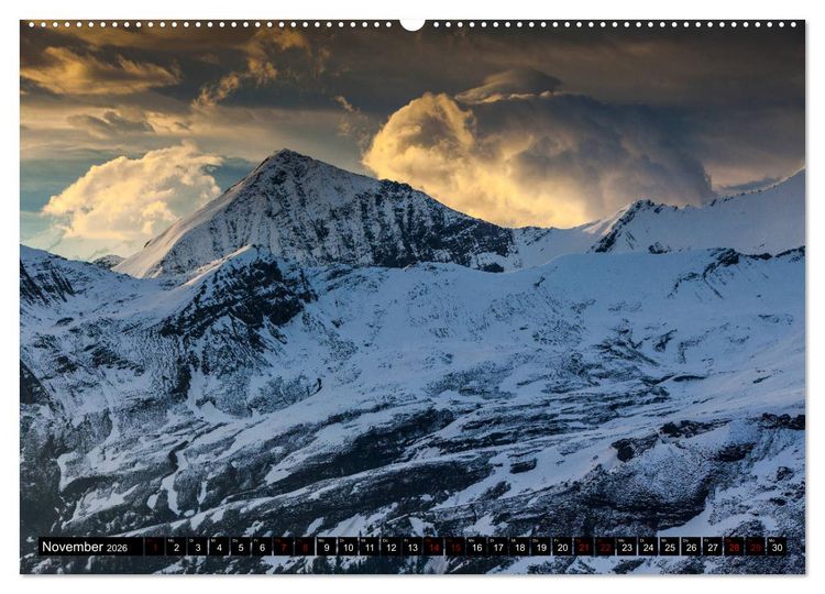 Produktbild: Am Gro&szlig;glockner. Berge, Stra&szlig;e, Natur (Wandkalender 2026 DIN A2 quer), CALVENDO Monatskalender