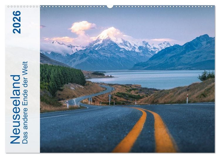 Produktbild: Neuseeland - Das andere Ende der Welt (Wandkalender 2026 DIN A2 quer), CALVENDO Monatskalender