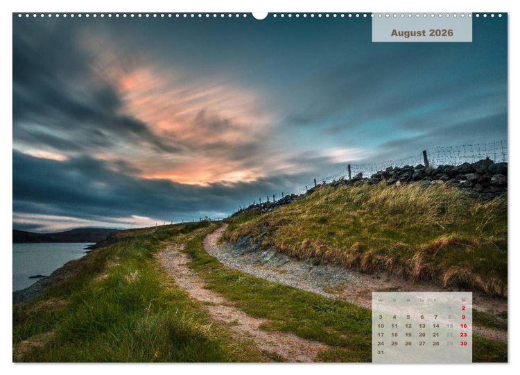 Produktbild: Rauhes Schottland (Wandkalender 2026 DIN A2 quer), CALVENDO Monatskalender