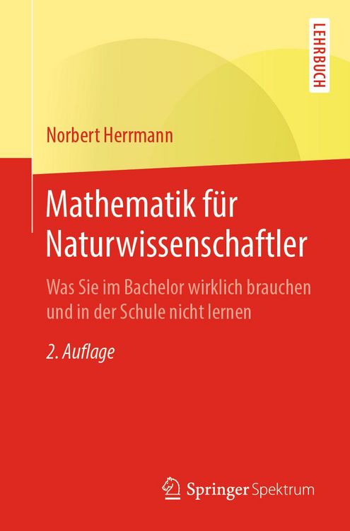 Produktbild: Mathematik f&uuml;r Naturwissenschaftler