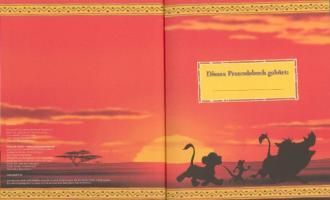 Produktbild: Disney Der K&ouml;nig der L&ouml;wen Kindergartenfreundebuch