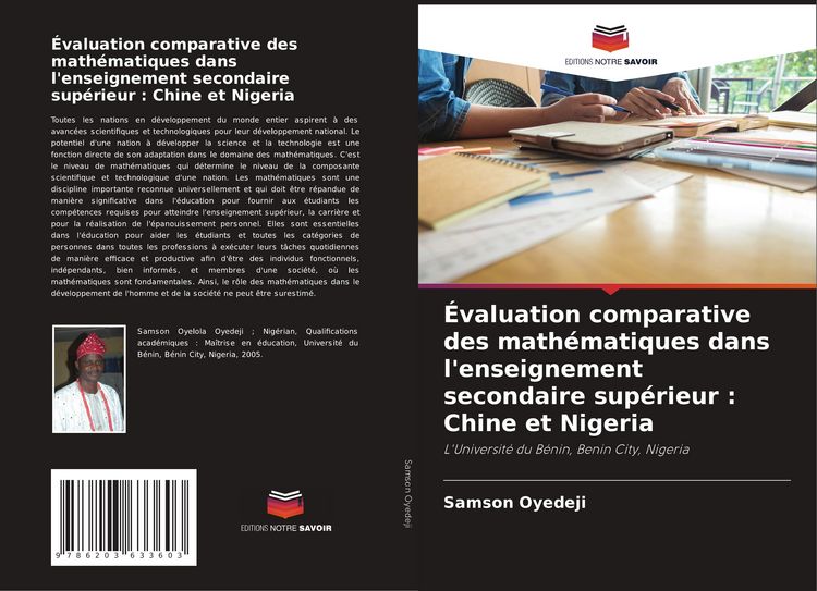 Produktbild: &Eacute;valuation comparative des math&eacute;matiques dans l'enseignement secondaire sup&eacute;rieur : Chine et Nigeria