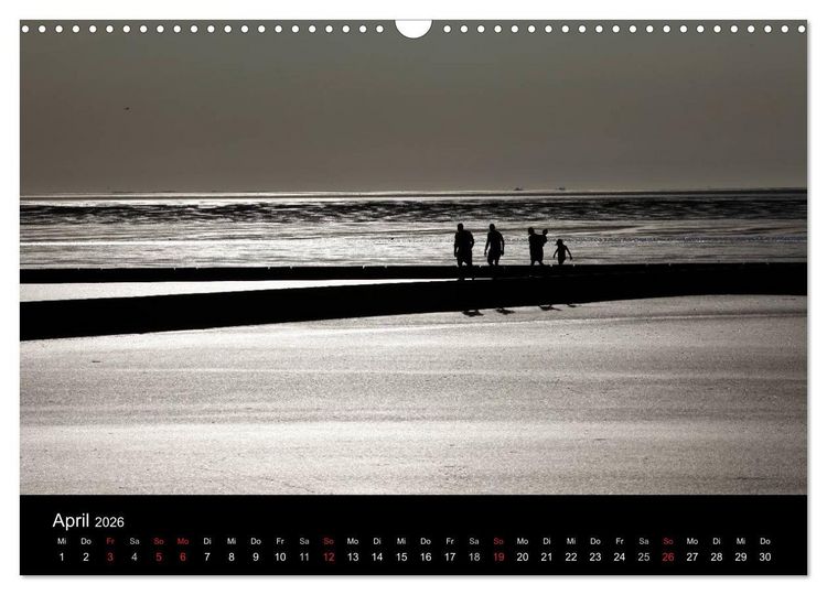 Produktbild: Wattenmeer (Wandkalender 2026 DIN A3 quer), CALVENDO Monatskalender