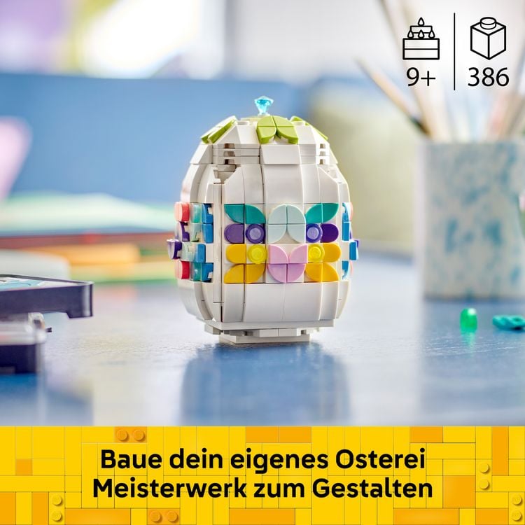 Produktbild: LEGO 40816 Verziertes Osterei, Spielzeug ab 9 Jahren, Ostergeschenk
