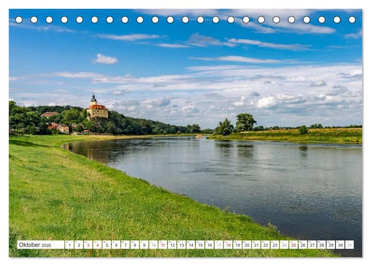 Produktbild: Die deutschen Bundesl&auml;nder - Sachsen (Tischkalender 2026 DIN A5 quer), CALVENDO Monatskalender