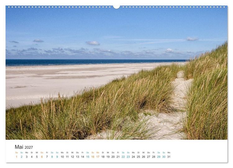 Produktbild: Amrum: Natur und Freiheit (Wandkalender 2027 DIN A2 quer), CALVENDO Monatskalender