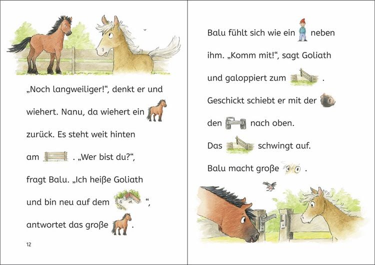 Produktbild: Lesenlernen in 3 Schritten - Die sch&ouml;nsten Pferdegeschichten