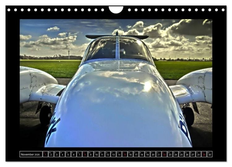Produktbild: Farbe rund ums Flugzeug! (Wandkalender 2026 DIN A4 quer), CALVENDO Monatskalender