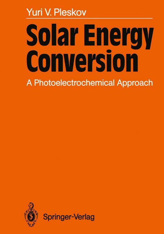 Produktbild: Solar Energy Conversion