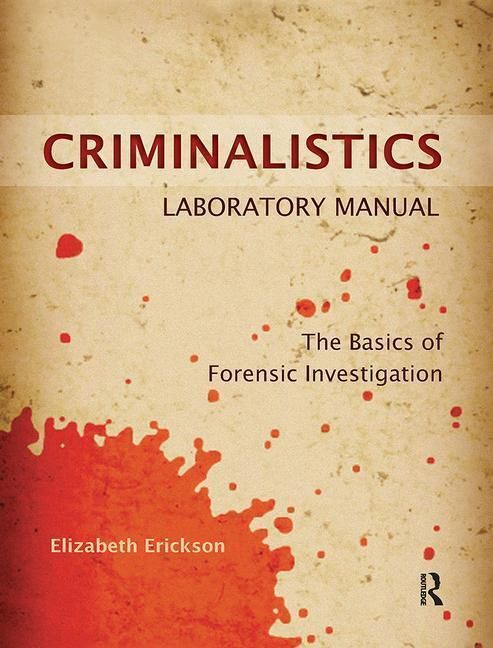 Produktbild: Erickson, E: Criminalistics Laboratory Manual