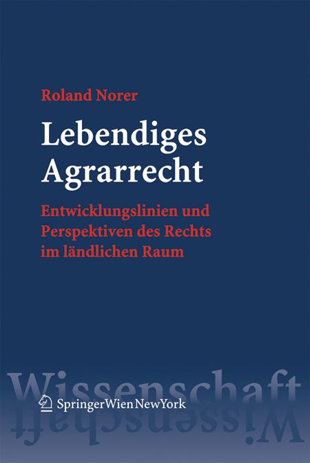 Produktbild: Lebendiges Agrarrecht