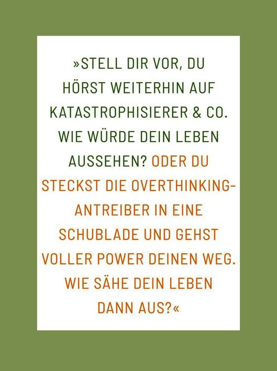 Produktbild: Die 1-Minuten-Strategie gegen Overthinking