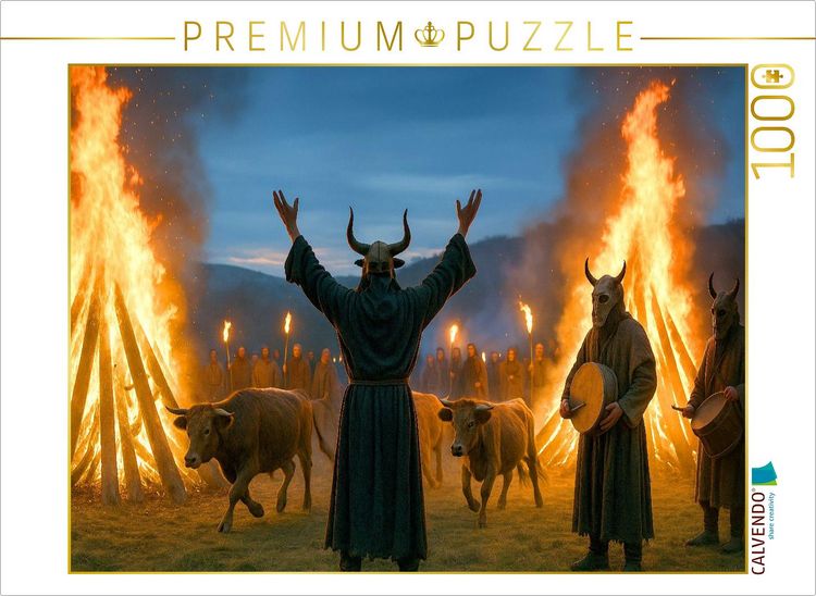 Produktbild: CALVENDO Puzzle Samhain - Fest der Kelten | 1000 Teile Lege-Gr&ouml;&szlig;e 64x48cm Foto-Puzzle f&uuml;r gl&uuml;ckliche Stunden