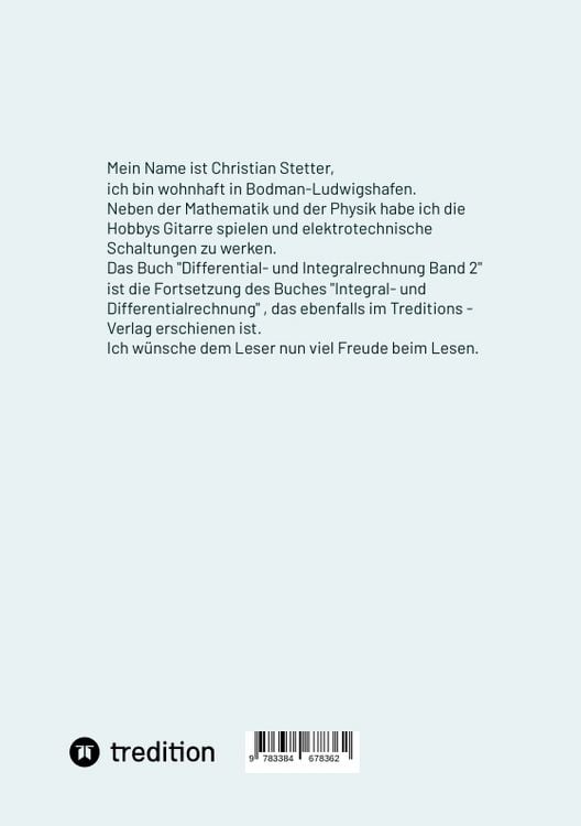 Produktbild: Differential- und Integralrechnung Band 2