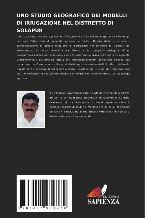 Produktbild: Uno Studio Geografico Dei Modelli Di Irrigazione Nel Distretto Di Solapur