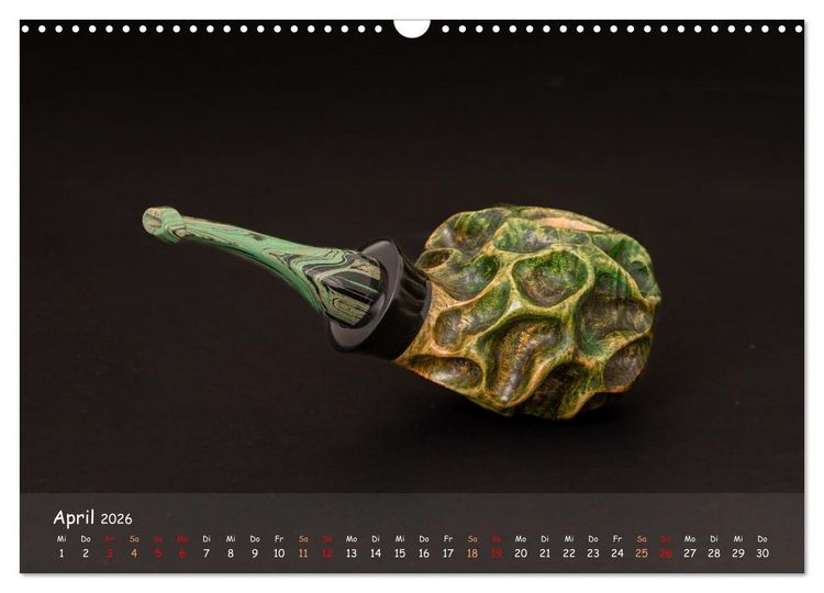 Produktbild: Pfeifenwelten (Wandkalender 2026 DIN A3 quer), CALVENDO Monatskalender