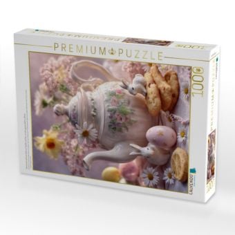 Produktbild: CALVENDO Puzzle Manchmal reicht ein Duft von Vanille und Tee, um eine ganze Welt zu &ouml;ffnen | 1000 Teile Lege-Gr&ouml;&szlig;e 64x48cm Foto-Puzzle f&uuml;r gl&uuml;ckliche