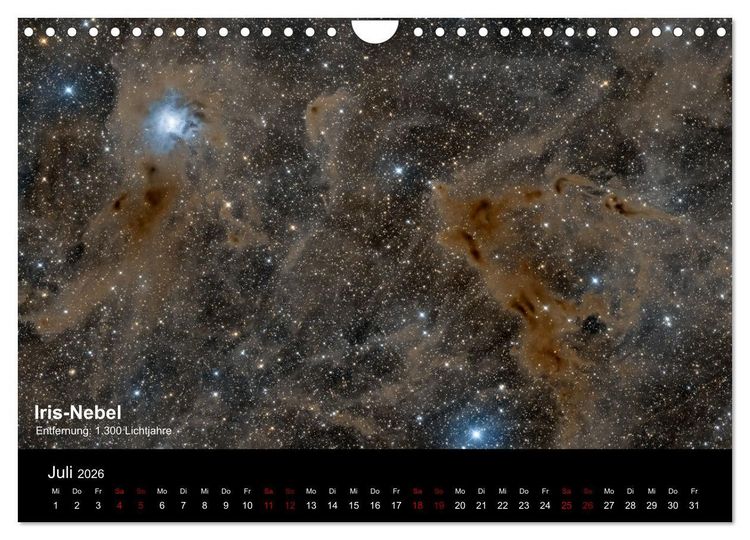 Produktbild: Juwelen des Nachthimmels (Wandkalender 2026 DIN A4 quer), CALVENDO Monatskalender