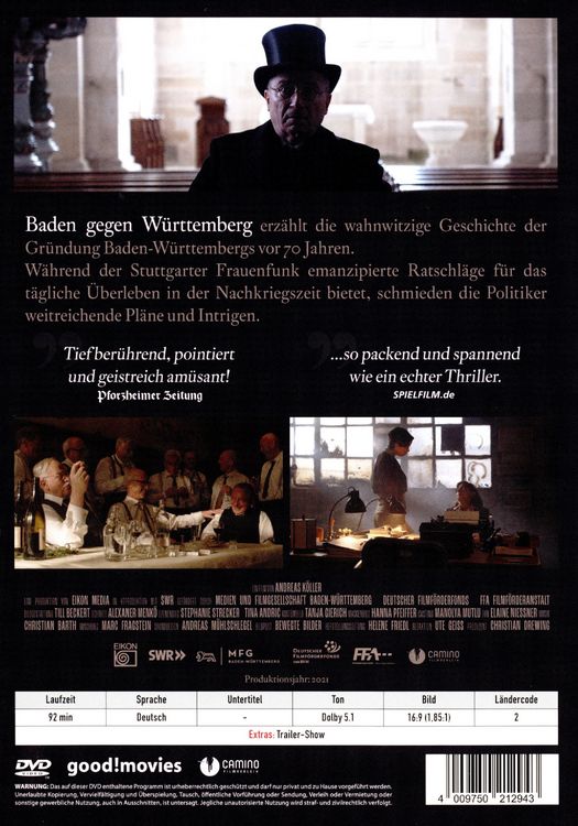 Produktbild: Baden gegen W&uuml;rttemberg - M&auml;nner, Macht und Frauenfunk