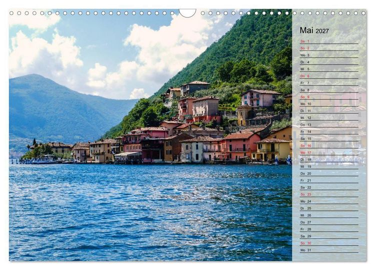 Produktbild: Impressionen vom Iseosee (Wandkalender 2027 DIN A3 quer), CALVENDO Monatskalender
