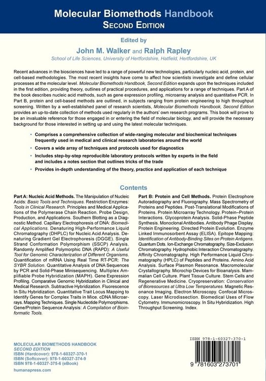 Produktbild: Molecular Biomethods Handbook