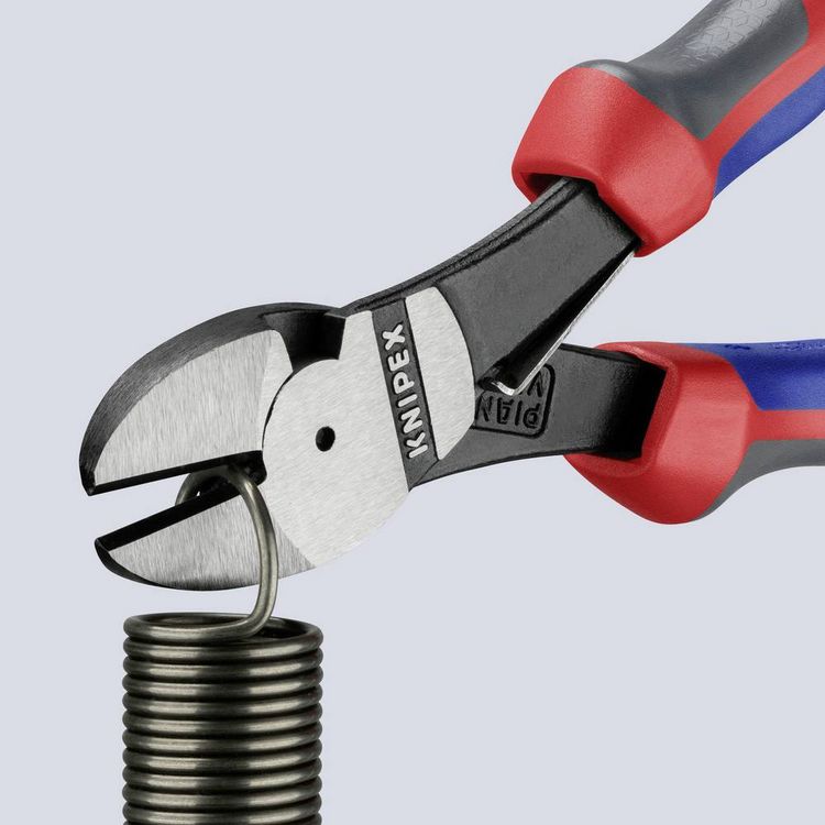 Produktbild: Knipex 74 12 180 Werkstatt Kraft-Seitenschneider mit Facette 180mm