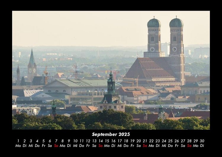 Produktbild: M&uuml;nchen 2025 Fotokalender DIN A3