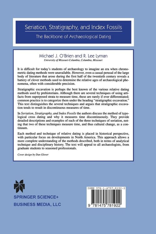 Produktbild: Seriation, Stratigraphy, and Index Fossils