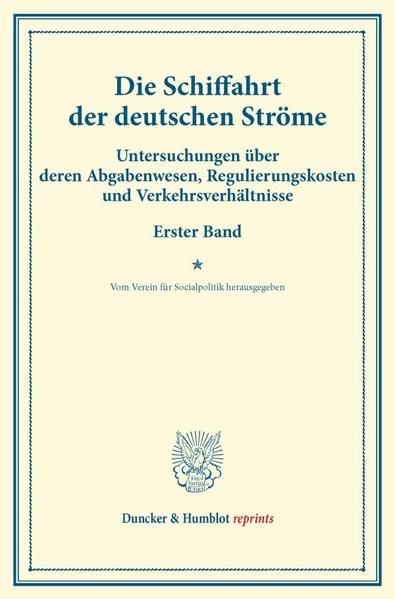 Produktbild: Die Schiffahrt der deutschen Str&ouml;me.