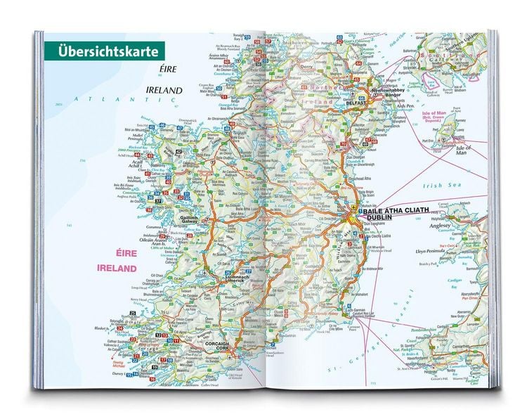 Produktbild: KOMPASS Wanderf&uuml;hrer Irland mit Nordirland, 70 Touren mit Extra-Tourenkarte