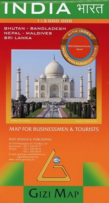 Produktbild: India Geographical Map