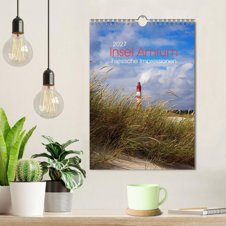 Produktbild: Insel Amrum - Friesische Impressionen (Wandkalender 2027 DIN A4 hoch), CALVENDO Monatskalender