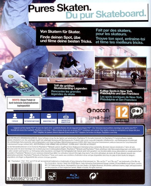 Produktbild: Session: Skate Sim [PS4] USK/PEGI