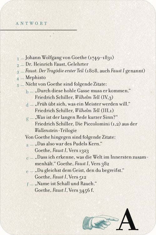 Produktbild: Das gro&szlig;e Literatur-Quiz von A bis Z