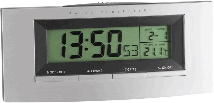 Produktbild: TFA Digitaler Funk-Wecker mit Temperatur