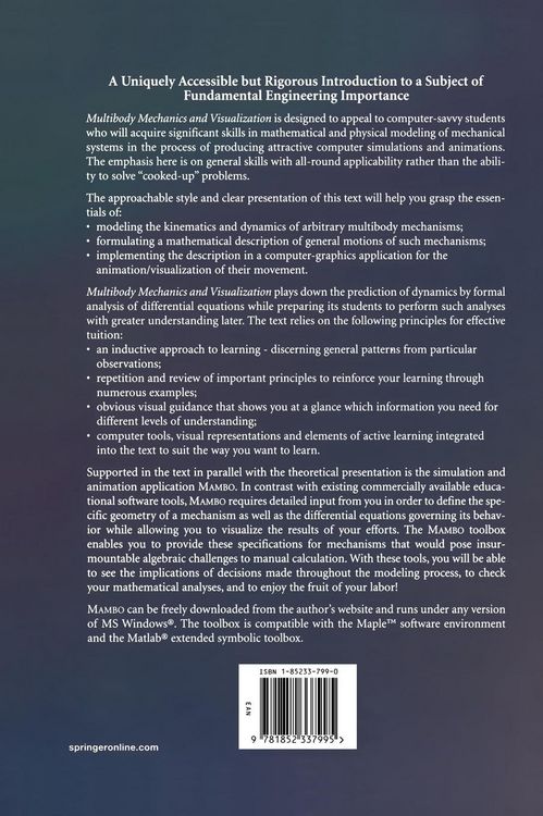 Produktbild: Multibody Mechanics and Visualization