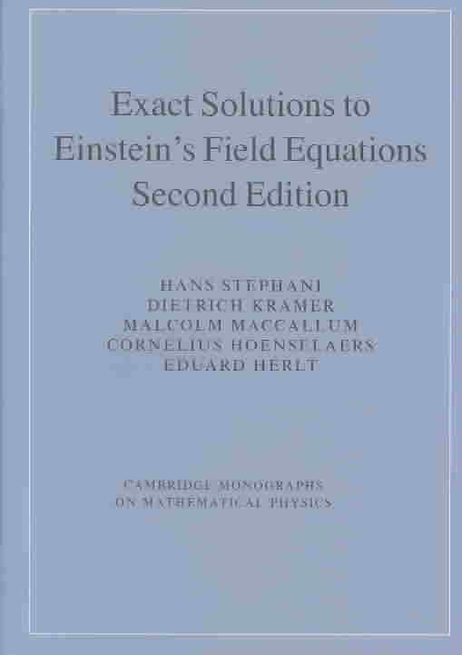 Produktbild: Stephani, H: Exact Solutions of Einstein's Field Equations