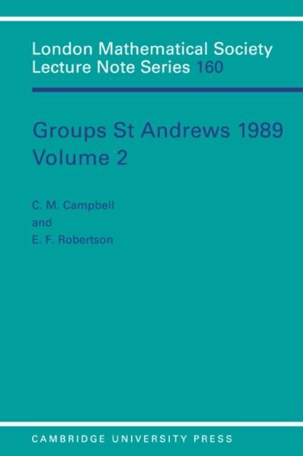 Produktbild: Groups St Andrews 1989: Volume 2