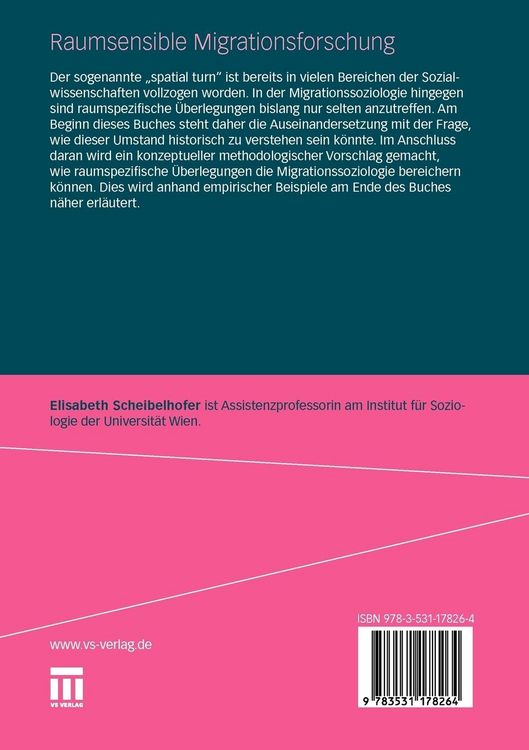 Produktbild: Raumsensible Migrationsforschung