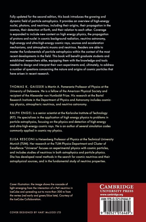 Produktbild: Cosmic Rays and Particle Physics