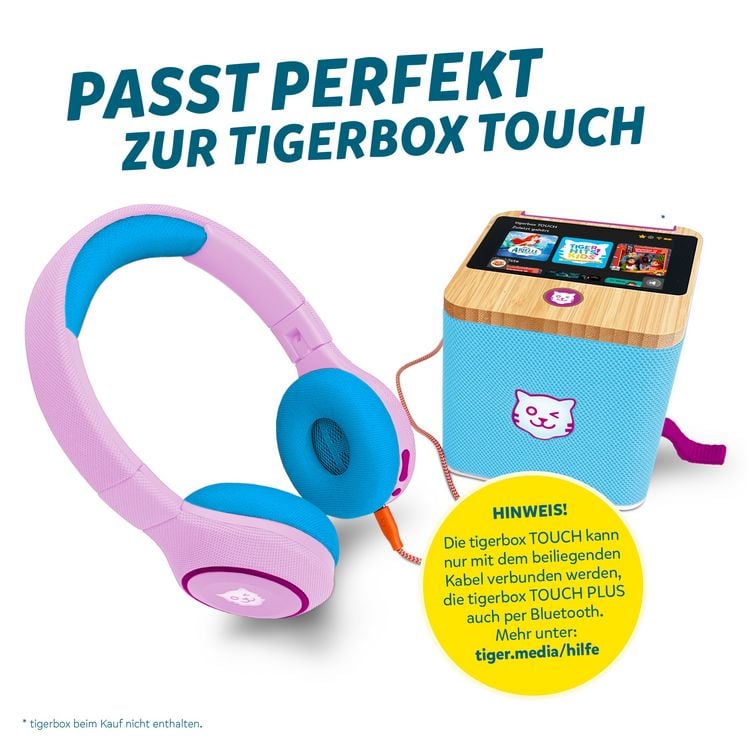 Produktbild: tigerbuddies Bluetooth Kinderkopfh&ouml;rer Fresh Candy ( rosa / blau )