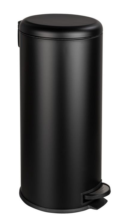 Produktbild: Treteimer Mod. Leman Easy-Close Schwarz 30 L, mit herausnehmbarem Einsatz