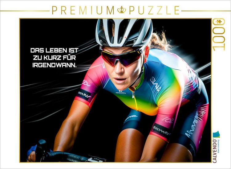 Produktbild: CALVENDO Puzzle Ein Motiv aus dem Kalender Rennrad und Motivation | 1000 Teile Lege-Gr&ouml;&szlig;e 64x48cm Foto-Puzzle f&uuml;r gl&uuml;ckliche Stunden