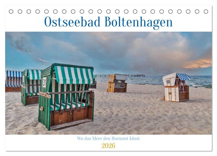 Produktbild: Ostseebad Boltenhagen (Tischkalender 2026 DIN A5 quer), CALVENDO Monatskalender