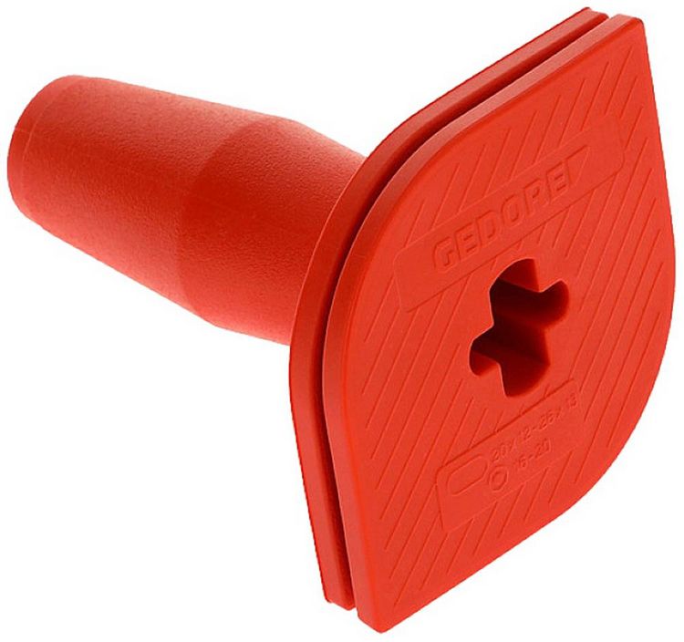 Produktbild: Gedore 108 UNI - Handschutzgriff PVC f.Mei&szlig;el rot 8658500