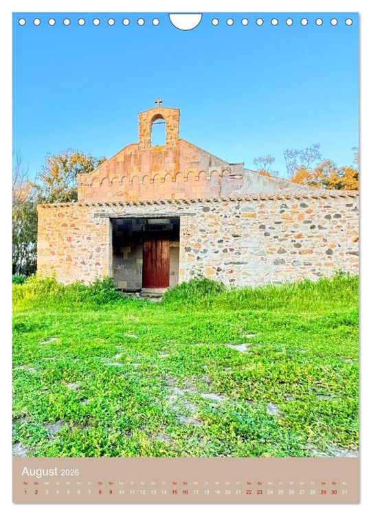 Produktbild: Magisches Cagliari und Campidano (Wandkalender 2026 DIN A4 hoch), CALVENDO Monatskalender