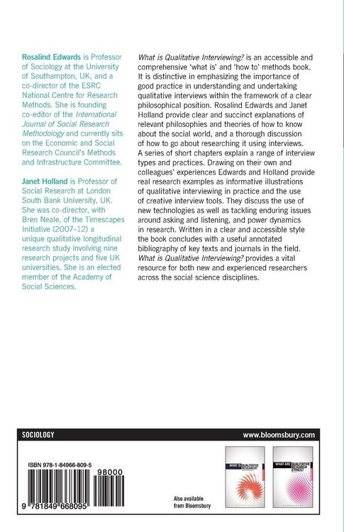 Produktbild: What is Qualitative Interviewing?