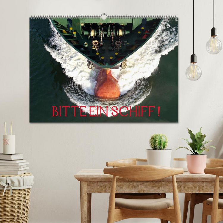 Produktbild: Bitte ein Schiff! (Wandkalender 2026 DIN A2 quer), CALVENDO Monatskalender