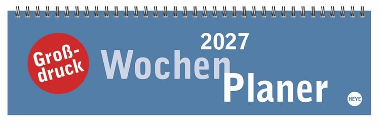 Produktbild: Gro&szlig;druck Wochenquerplaner 2027